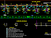 Bản vẽ cầu dầm T 6 nhịp 33m khổ cầu 8m đầy đủ các hạng mục
