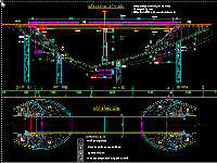 thiết kế cầu,Bản vẽ dầm T,Bản vẽ cầu Khe Muỗng - Km8+773.52,Cầu 2 nhịp dầm T 33m