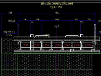 Bản vẽ cầu tạm 1 nhịp L=12m B=5m