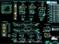 Bản vẽ cấu tạo cọc BTCT 300 x 300 và móng cọc