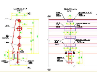 Bản vẽ cấu tạo lan can trên cầu,bản vẽ lan can,lan can