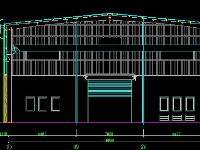 Bản vẽ cấu tạo nhà xưởng công nghiệp