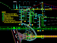 Bản vẽ cầu treo dây võng dài 112m khổ cầu 2,4m đầy đủ các hạng mục