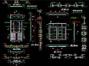 Bản vẽ chi tiết cửa nhôm kính