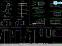 Bản vẽ chi tiết lan can trên cầu Nguyễn Văn Linh, tại thành phố Hải Phòng