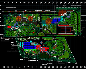 Bản vẽ Chi Tiết Sân Vườn Cho Resot và Biệt Thự