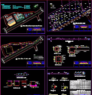 Bản vẽ chợ cam thịnh đông - Cam ranh ( sàn, nền, móng, dầm, suối ngõ,thoát nước,đường)
