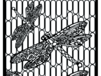 Bản vẽ cnc con chuồn chuồn kích thước 1.37x2.17m
