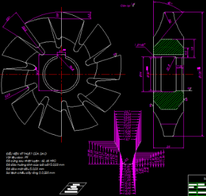 Bản vẽ,Bản vẽ autocad,dao phay đĩa modul,bản vẽ cơ khí