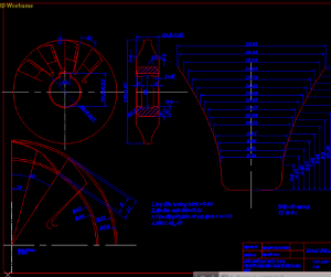 Bản vẽ,Bản vẽ autocad,dao phay đĩa modul