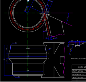 Bản vẽ,cơ khí,Bản vẽ autocad,Dao máy tiện