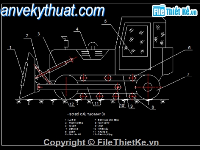 Bản vẽ,cơ khí,Bản vẽ autocad,Máy ủi cad