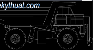 Bản vẽ cơ khí ô tô loại 3 bằng Autocad