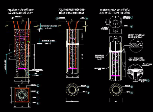 dự toán,cọc dự ứng,bản vẽ cad,thiết kế cọc