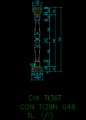 con tiện,lan can,bản vẽ lan can,Mẫu lan can,Bản vẽ autocad