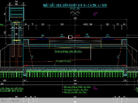 Bản vẽ cống hộp 2x2 có dàn van thủy lợi