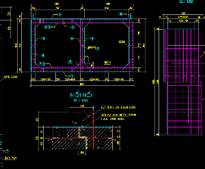 Bản vẽ cống hộp đôi 3x3m hình ảnh chi tiết cụ thể cho các bạn tham khảo