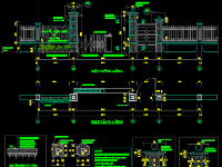 Bản vẽ cổng ủy ban nhân dân xã (Đã thi công)