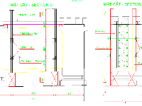 Bản vẽ đà giáo thi cong dầm ngang