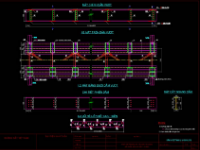 Bản vẽ dầm vượt đường sắt 8.5m 10m 11m 11.5m 12m kèm bảng tính