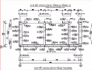 Bản vẽ đầy đủ kết cấu và điện nước khách san holiday beach hotle ...