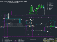 Bản vẽ Đồ án xử lý nước ngầm 4400m3 ngđ