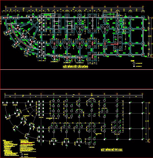 Bản vẽ + dự toán công trình chung cư văn phòng hiếu nghệ >=6 tầng, sàn >=500m2