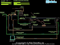 Bản vẽ bể bơi,Bản vẽ autocad,đường ống