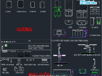 Bản vẽ dwg chi tiết nội thất nhà vệ sinh wc