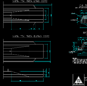 Bản vẽ dwg mẫu cọc ván dự ứng lực