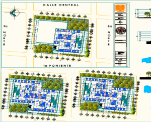 Bản vẽ file cad bãi đậu xe