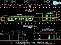 Bản vẽ file cad các mặt bằng trường mẫu giáo