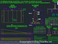 Bản vẽ file CAD điển hình Dải phân cách cứng (bê tông) trên đường cao tốc