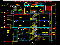 Bản vẽ file cad Mẫu nhà ống 5 tầng mặt tiền 4m kích thước 4x17m