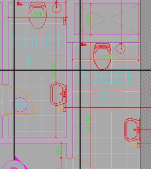 bản vẽ cad,phòng tắm,cad phòng tắm