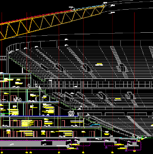 sân vận động,cad sân vận động,khán đài sân vận động