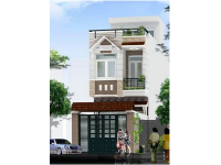 Bản vẽ free mẫu nhà phố 2 tầng 5x26.6m