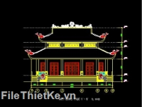 nhà thờ,bản vẽ nhà thờ tộc,Bản vẽ CAD nhà thờ,Bản vẽ nhà thờ họ