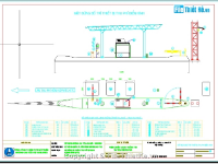 Bản vẽ giá long môn trạm thu phí