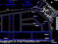 Bản vẽ hạ tầng kĩ thuật khu dân cư