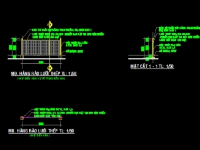 Bản vẽ hàng rào lưới thép, đầy đủ chi tiết