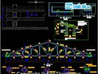 Bản vẽ cad hội trường,kiến trúc hội trường,nhà kết cấu thép,thiết kế hội trường