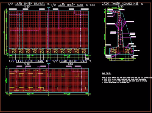 Bản vẽ,bản vẽ cad,bản vẽ kè chắn đất,kè bằng bê tông