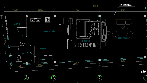 download bản vẽ cad nhà cấp 4 có gác lửng