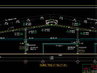 Bản vẽ kết cấu thép nhà thép công nghiệp 81x160m file cad