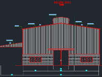 File cad nhà xưởng,cad nhà kho,cad nhà xưởng sản xuất,nhà kho 20x70m,kết cấu thép