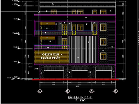 bản vẽ khách sạn,bản vẽ nhà nghỉ,file cad khách sạn,file cad nhà nghỉ 4 tầng,kiến trúc nhà nghỉ