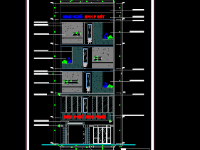Bản vẽ khách sạn 5 tầng 8.4x17.8m full hồ sơ KT,KC,ĐN, dự toán, xin phép, thuyết minh