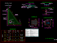 Bản vẽ khớp nối đồng của đập bê tông trọng lực H>23m