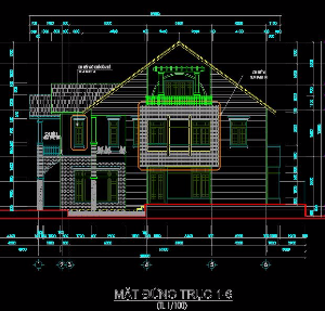 biệt thự 2 tầng,kiến trúc 2 tầng,biệt thự 10x25m,nhà 2 tầng mái thái